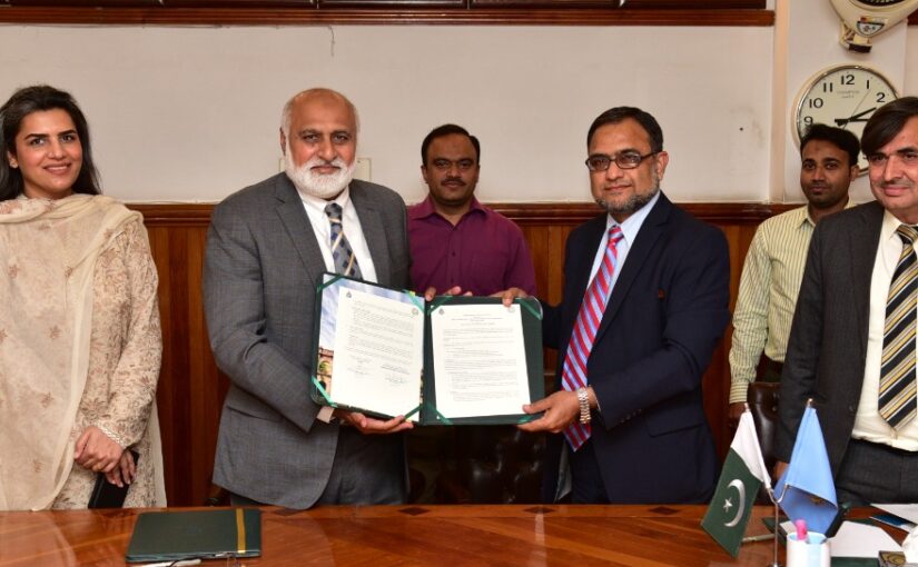 MoU has signed with Punjab University Lahore